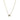 14K Yellow Gold 0.58ct Emerald-Cut Lab Grown Diamond 18" Solitaire Necklace