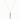 14K Yellow Gold Pave Diamond Bar Necklace
