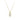18K Yellow Gold Plated Sterling Silver 1.00ct Marquise-Cut Lab-Grown Diamond Bezel Set Pendant