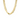 10K Yellow Gold 6.7mm Wide Flat Curb Chain Measuring 20"