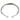 Gabriel & Co. 925 Sterling Silver and 14K Yellow Gold Bujukan Twisted Bangle Bracelet