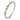 Gabriel & Co. 14K Yellow Gold and 925 Sterling Silver Bujukan Station Bangle
