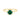 Bijoux Blossom 14K Yellow Gold Lab Grown Emerald and Diamond Hidden Halo Engagement Ring