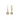 Gabriel & Co. 14K White and Yellow Gold Diamond Cluster Bujukan Lever Back Earrings