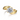 Gabriel & Co. Bettie 14K Yellow Gold Bypass Round Engagement Ring