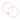 Estate 10K Yellow Gold 60mm Large Endless Tube Hoop Earrings