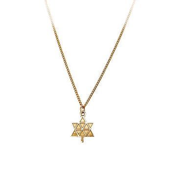 Estate 14K Yellow Gold Canadian Centennial Maple Leaf Charm Pendant