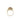 Estate 9K Yellow Gold Sapphire and Diamond Floral Swirl Cluster Ring