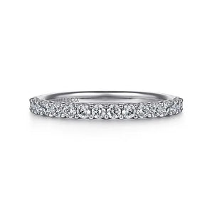 Gabriel & Co. Sorrento - Shared Prong Set 0.50ctw Diamond Wedding Band