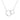 Gabriel & Co. 925 Sterling Silver Double Circle Diamond Pendant Necklace