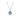 Gabriel & Co. Swiss Blue Topaz Necklace