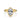 Gabriel & Co. 14K Yellow Gold Oval Bezel Set Engagement Ring