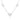 Gabriel & Co. Hammered 925 Sterling Silver and White Sapphire Circle Station Necklace