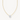 Thomas Sabo Gold-Plated Necklace with White Zirconia Pendant