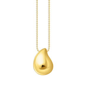 Thomas Sabo Organic Drop-Shape Necklace in 18K Yellow Gold Plated Sterling Silver