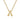 Gabriel & Co. 14K Gold A Initial Necklace