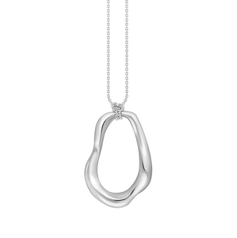 Thomas Sabo Natural Beauty Silver Necklace with Organic Shape Pendant