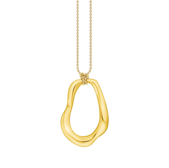 Thomas Sabo Natural Beauty Gold-Plated Necklace with Organic Shape Pendant