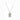 Sterling Silver 1.00ct Radiant-Cut Lab-Grown Diamond Bezel Set Necklace