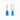 THOMAS SABO x HARIBO: Single Hoop Earring Large with Blue Goldbears