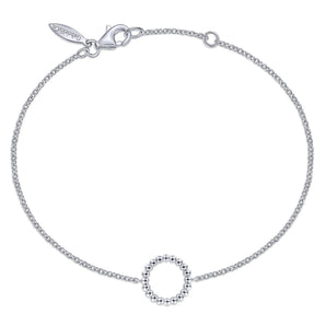 Gabriel & Co. 925 Sterling Silver Bujukan Circle Chain Bracelet