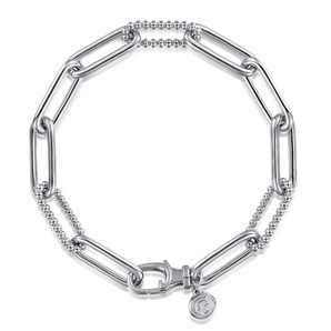 Gabriel & Co. 925 Sterling Silver Bujukan Link Bracelet