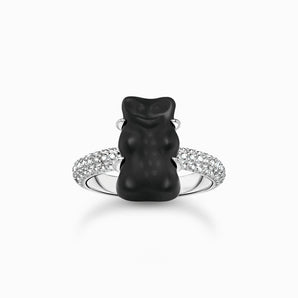 THOMAS SABO x HARIBO: Ring With Zirconia Black Goldbear