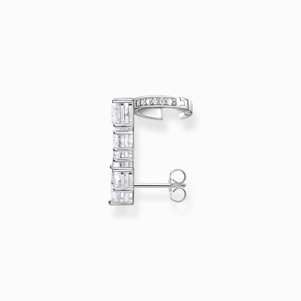 Thomas Sabo Sterling Silver Ear Climber With White Zirconia