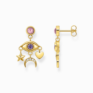 Thomas Sabo Stylized Eye Multi-Stone Earrings
