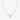 Thomas Sabo Sterling Silver Necklace Drop-Shaped Pendant with White Zirconia