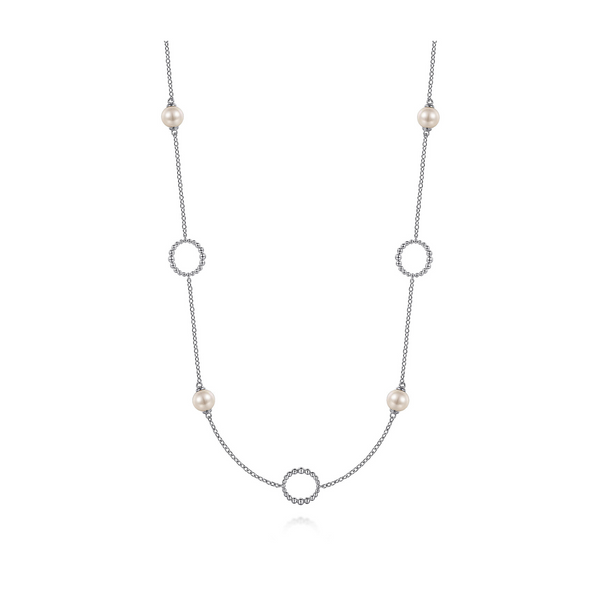 【HYERES LOR】Nova Silver Pave Station Necklace〜ネックレス Nova Station Necklace (Silver) – grace blooms