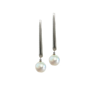 Sterling Silver Freshwater Pearl Drop Earrings