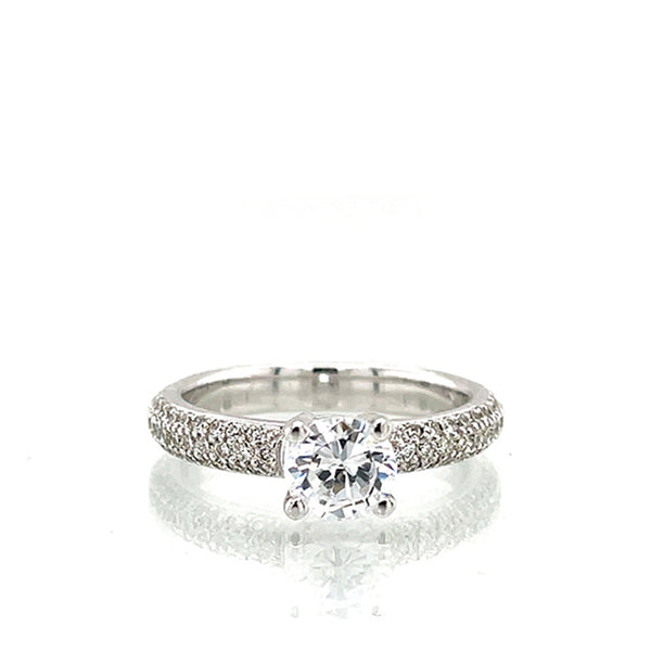 Platinum on sale pave ring