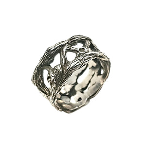 Custom Made Sterling Silver "Vine" Collection Ring