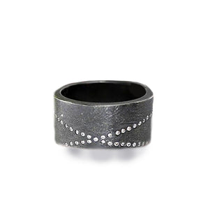 Todd Reed Sterling Silver and Diamond Ring