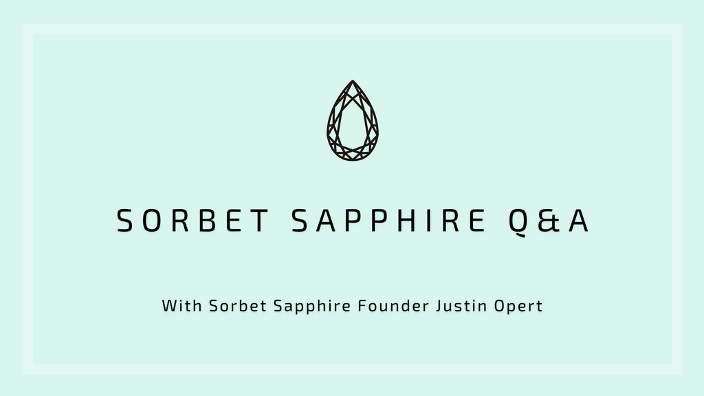 Q & A With The Founder Of Sorbet Sapphire!