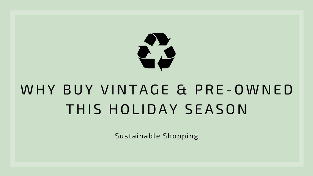 Sustainable shopping: Why you should shop, Vintage, Estate & Pre-owned jewelry this holiday season