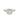 Estate 14K White Gold Cushion Cut Diamond Halo Engagement Ring