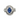 Estate 14K White Gold Sapphire and Diamond Halo Engagement Ring Set