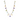 Estate 14K Yellow Gold Mixed Gemstone Briolette Bead Necklace