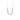 14K White Gold Diamond Tennis Chain Adjustable Necklace