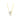 14K Yellow Gold Lab-Grown Diamond Cluster Necklace