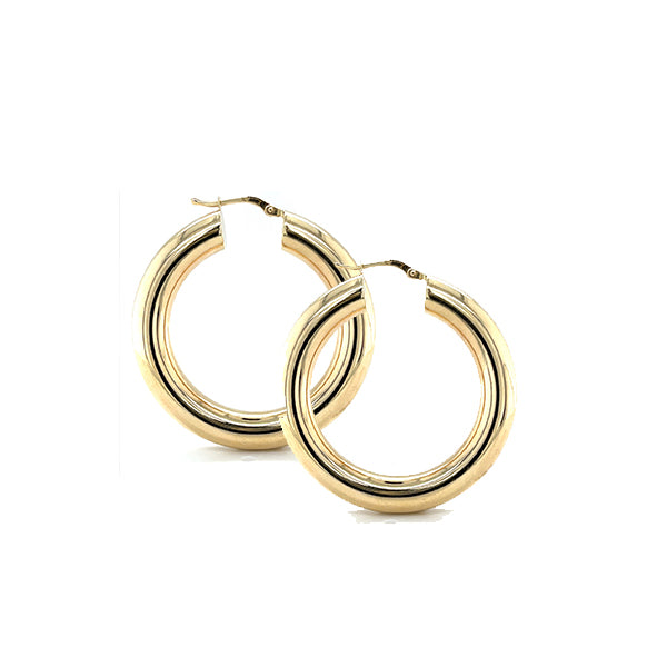 14K Yellow Gold Hoop earrings
