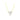 14K Yellow Gold Lab-Grown Diamond Cluster Necklace