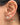 14K White Gold 0.49ctw Lab Grown Diamond Solitaire Stud Earrings