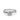 14K White Gold Moissanite and Diamond Crisscross Engagement Ring