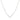 14K White Gold Pave Diamond Chevron V-Bar Necklace