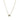 14K Yellow Gold 0.58ct Emerald-Cut Lab Grown Diamond 18" Solitaire Necklace