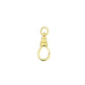 14K Yellow Gold Albert Swivel Clasp / Pendant Charm Holder