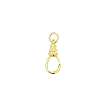 14K Yellow Gold Albert Swivel Clasp / Pendant Charm Holder